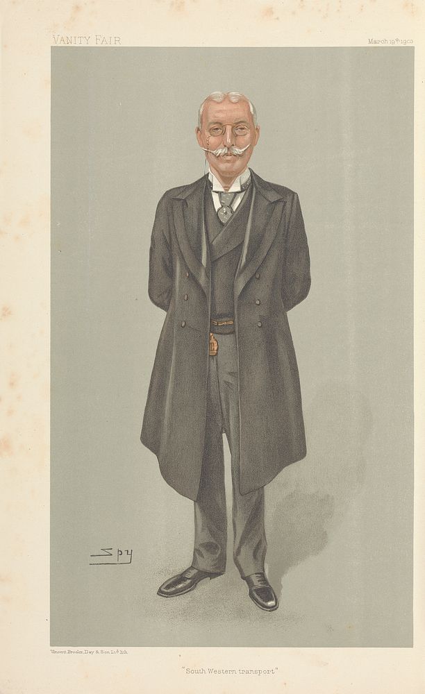 Railway Officials - Vanity Fair. 'South Western transport'. Sir Charles John Owens. 19 March 1903
