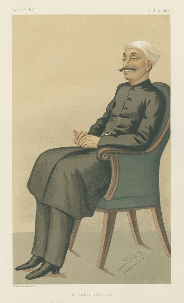 Vanity Fair: Royalty; 'An Indian Statesman', Nawab Sir Salar Jung, October 14, 1876