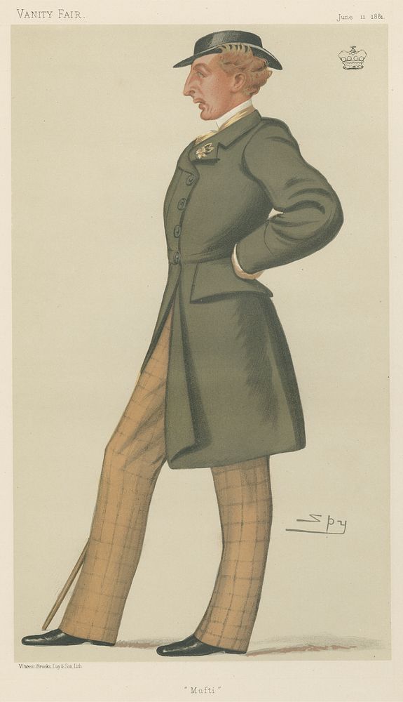 Vanity Fair: Sports, Miscellaneous: Miscellaneous; 'Mufti', Lord Ribblesdale, June 11, 1881