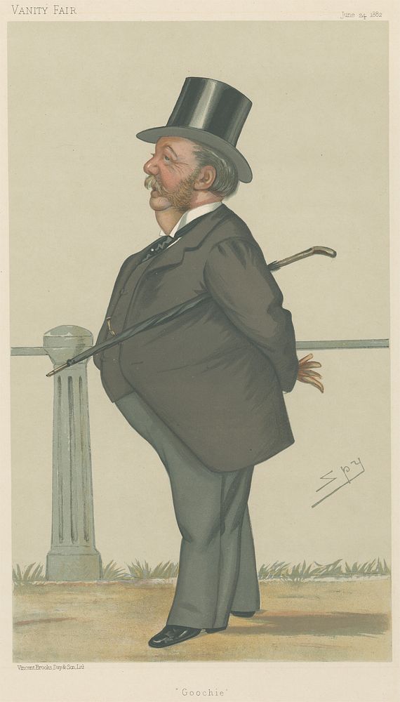 Vanity Fair: Theatre; 'Goochie', Captain Arthur Gooch, June 24, 1882
