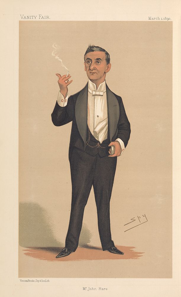 Vanity Fair: Theatre; Mr. John Hare, March 1, 1890