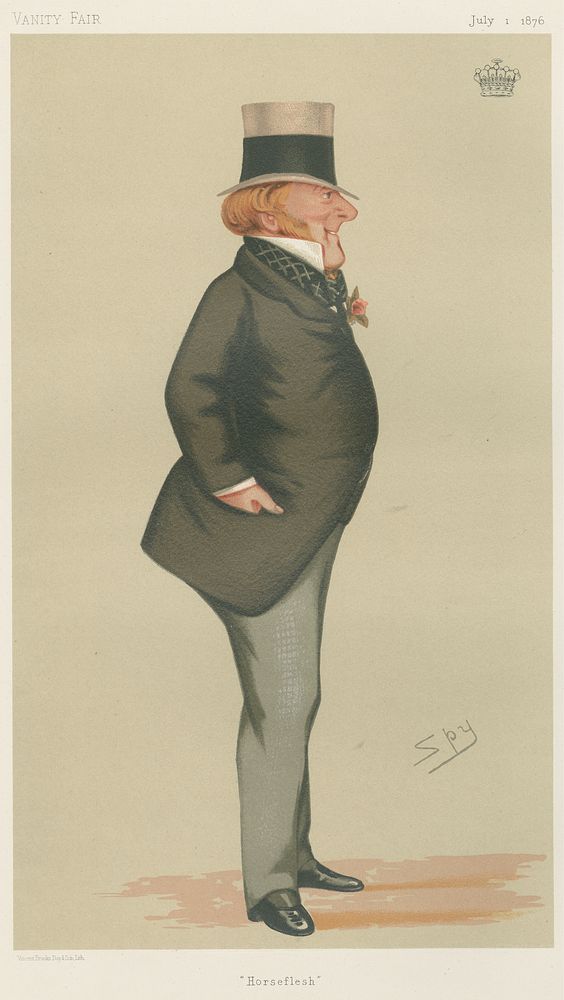 Vanity Fair: Turf Devotees; 'Horseflesh', The Earl of Portsmouth, July 1, 1876