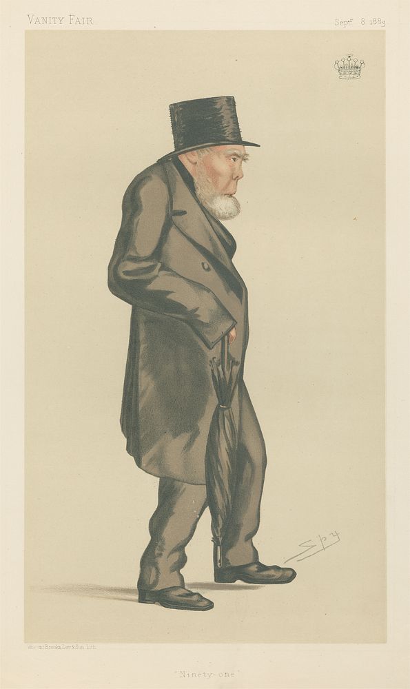 Vanity Fair: Politicians; 'Ninety-one', The Earl of Mountcashell, September 8, 1883 (B197914.871)