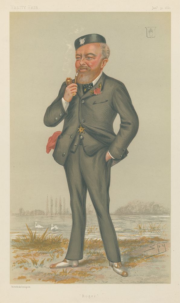 Vanity Fair: Politicians; 'Roger', Sir Roger William Henry Palmer, January 31, 1880 (B197914.896)