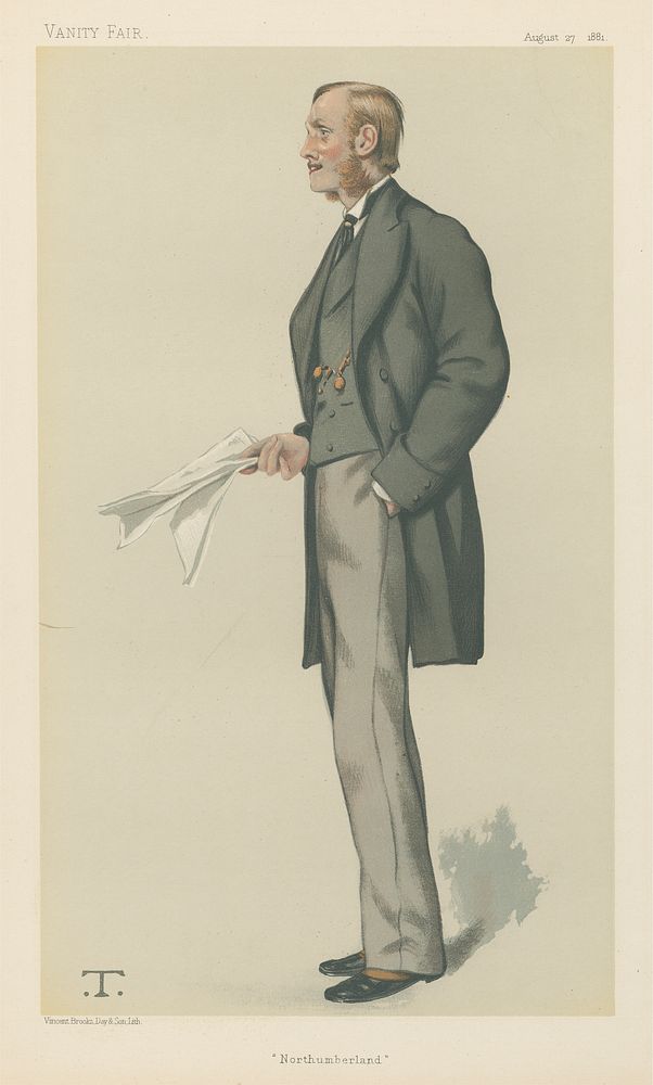 Vanity Fair: Politicians; 'Northumberland', The Right Hon. Earl Percy, August 27, 1881 (B197914.902)