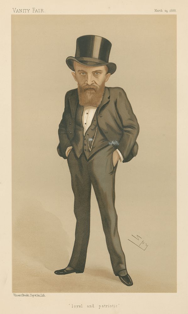 Vanity Fair: Politicians; 'Loyal and Patriotic', Mr. Thomas Wallace Russell, March 24, 1888 (B197914.939)