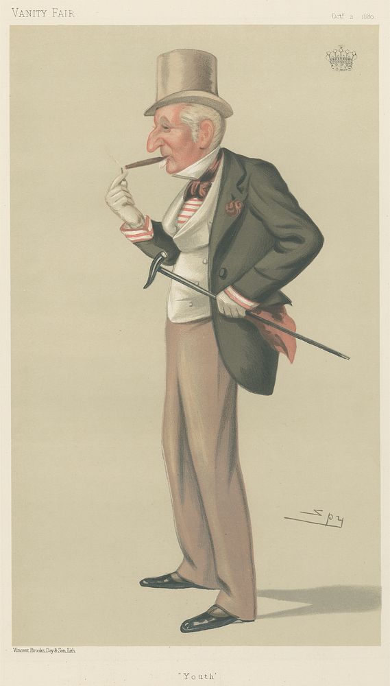 Vanity Fair: Turf Devotees; 'Youth', The Earl of Winchilsea and Nottingham, October 2, 1880