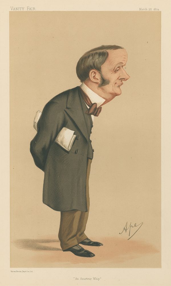 Vanity Fair: Politicians; 'An Amateur Whip', Sir Charles Forster, March 28, 1874 (B197914.712)