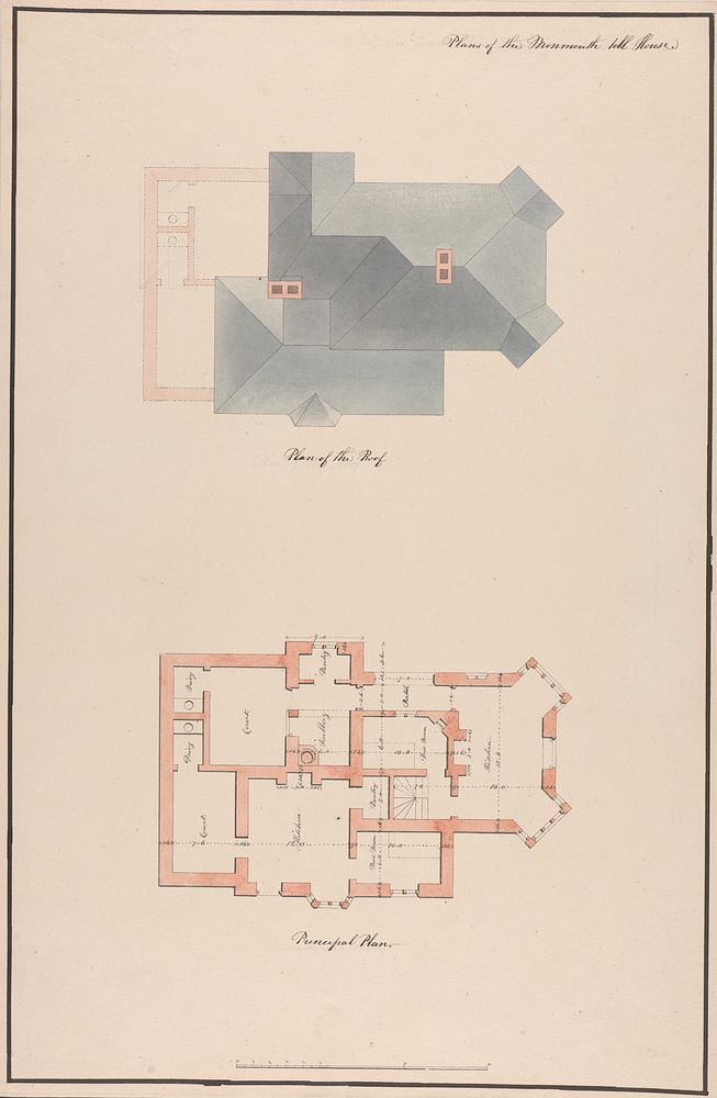 Monmouth Toll House: Plans