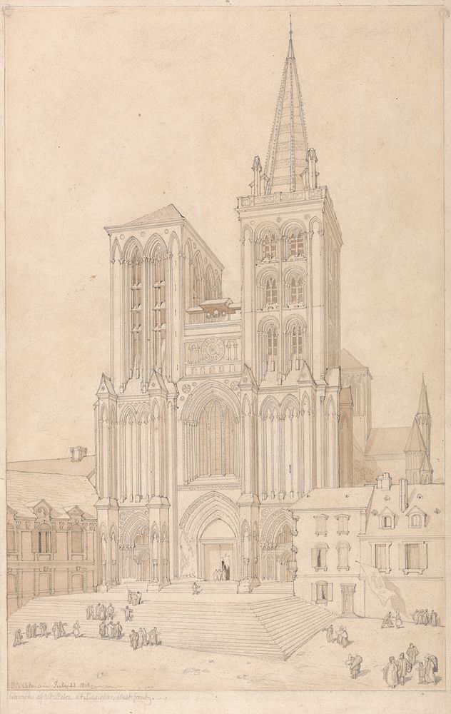 St. Peter at Lisieux, Normandy: West Front