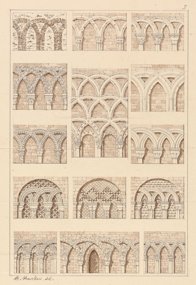 Arcades: of Interlaced Mouldings