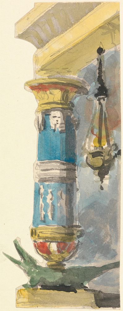 Design for an Egyptian Column by Thomas Grieve