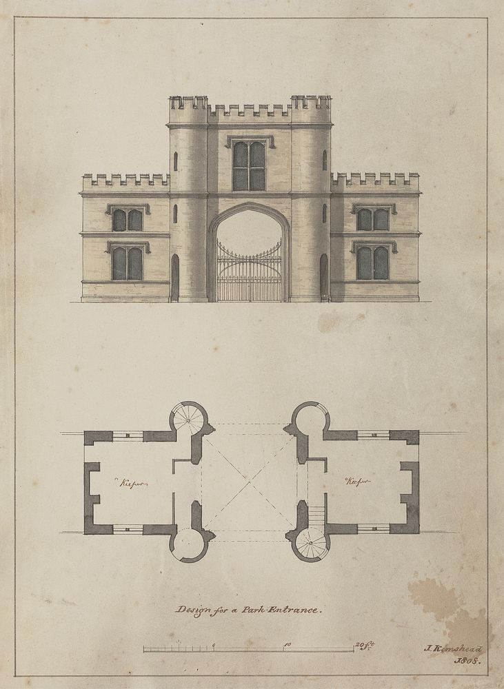 Design for a Castellated Entrance