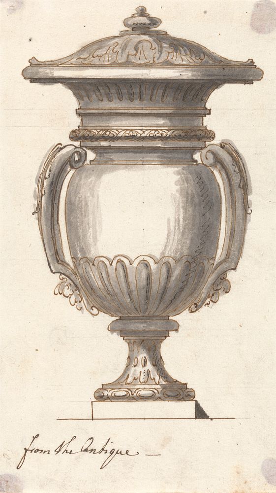 Design for a Vase by Joseph Wilton RA