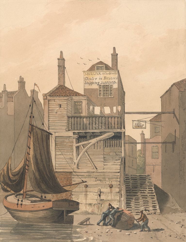 Shadwell by the Ship Inn by George Shepheard