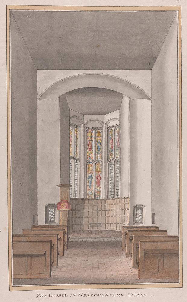 Herstmonceux Castle, East Sussex: The Chapel by James Lambert of Lewes