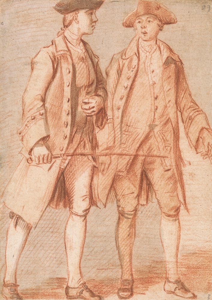 Two Men, One Holding a Whip