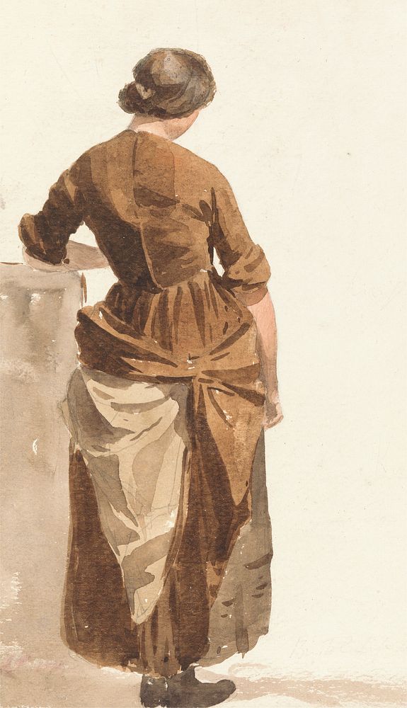 Girl in a Brown Dress