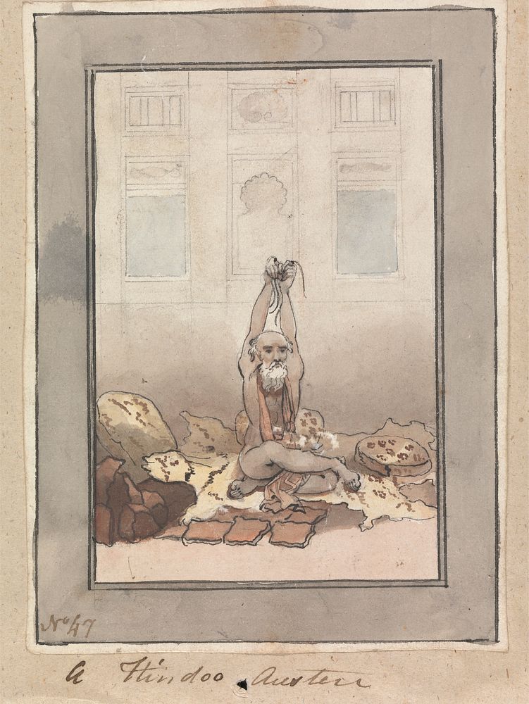 An Austere Hindu Fakir by Robert Mabon