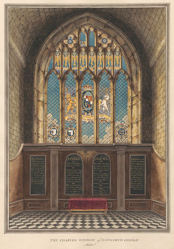 The Chancel Window of Hanworth Church