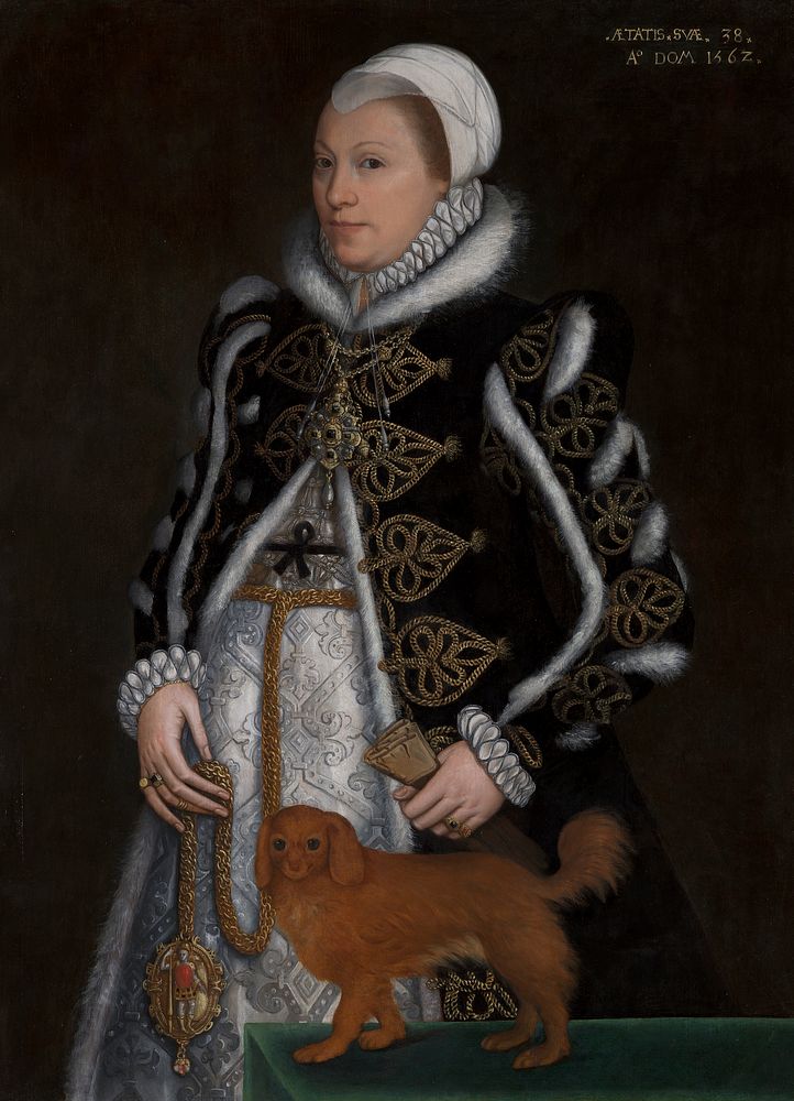 Katherine Knollys, née Carey (ca. 1523–1569) by unknown artist
