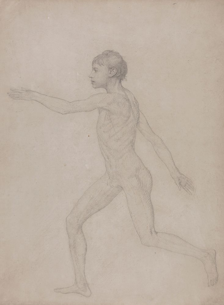 Human Figure, Lateral View (Preliminary draft for the final study for Table VIII) by George Stubbs