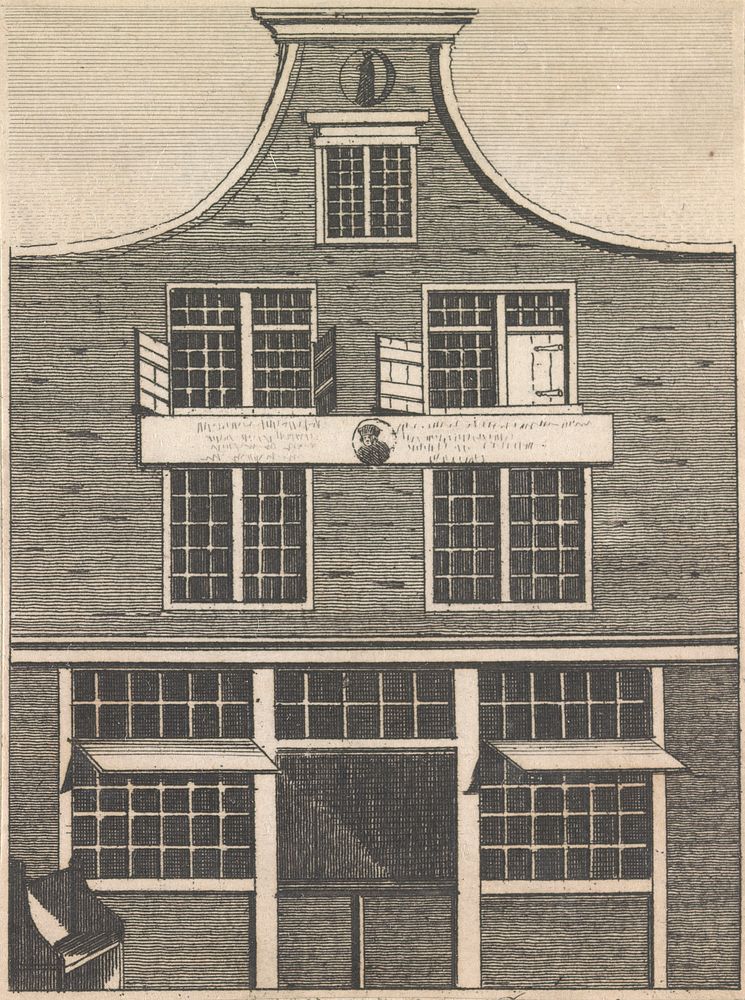 The House in which he was born at Rotterdam; page 107 (Volume One)