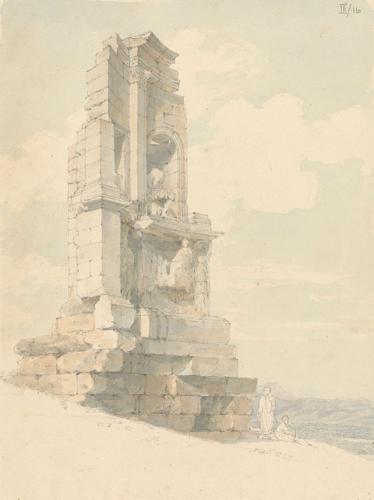 Philopappos Monument by Sir Robert Smirke the younger