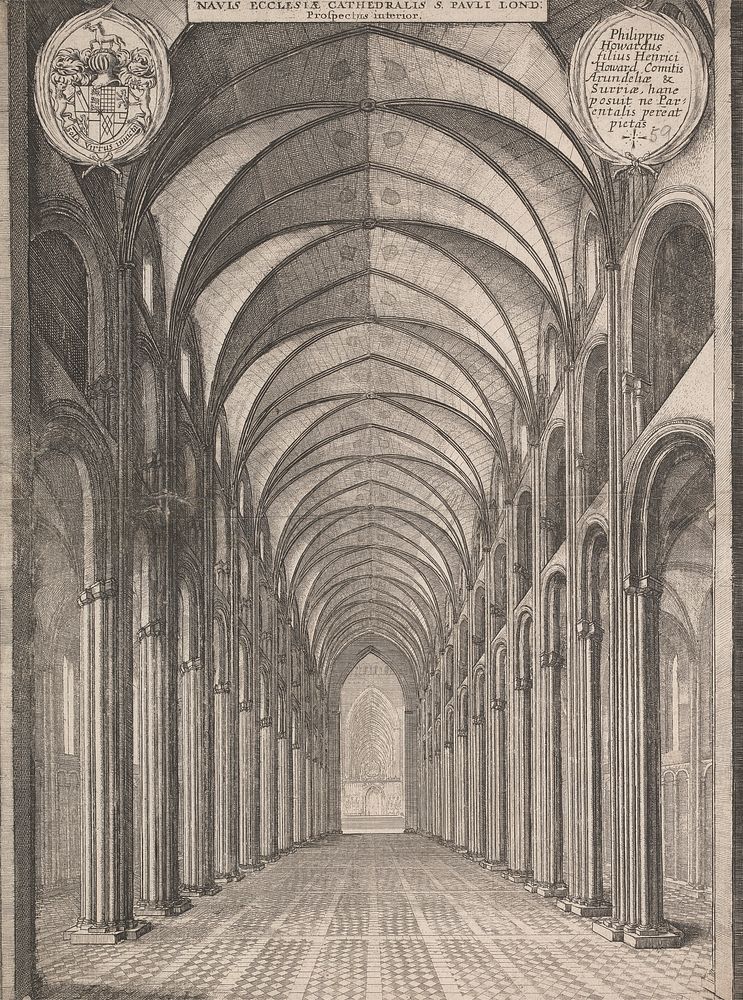 Navis Ecclesiae Cathedralis St. Pauli, London, Prospectus interior