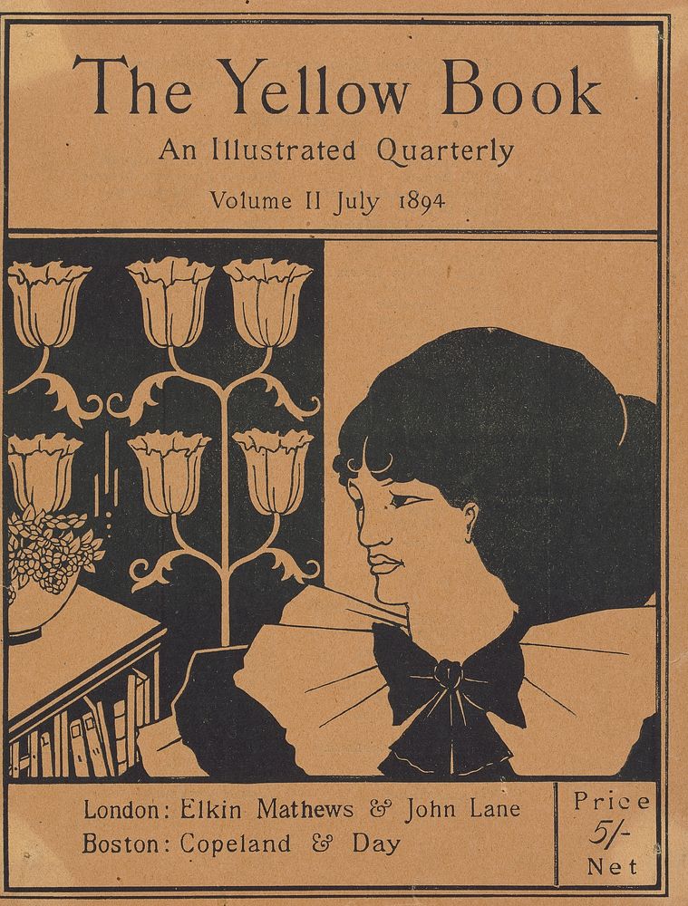 Cover of "The Yellow Book: an Illustrated Quarterly", Volume II, July 1894