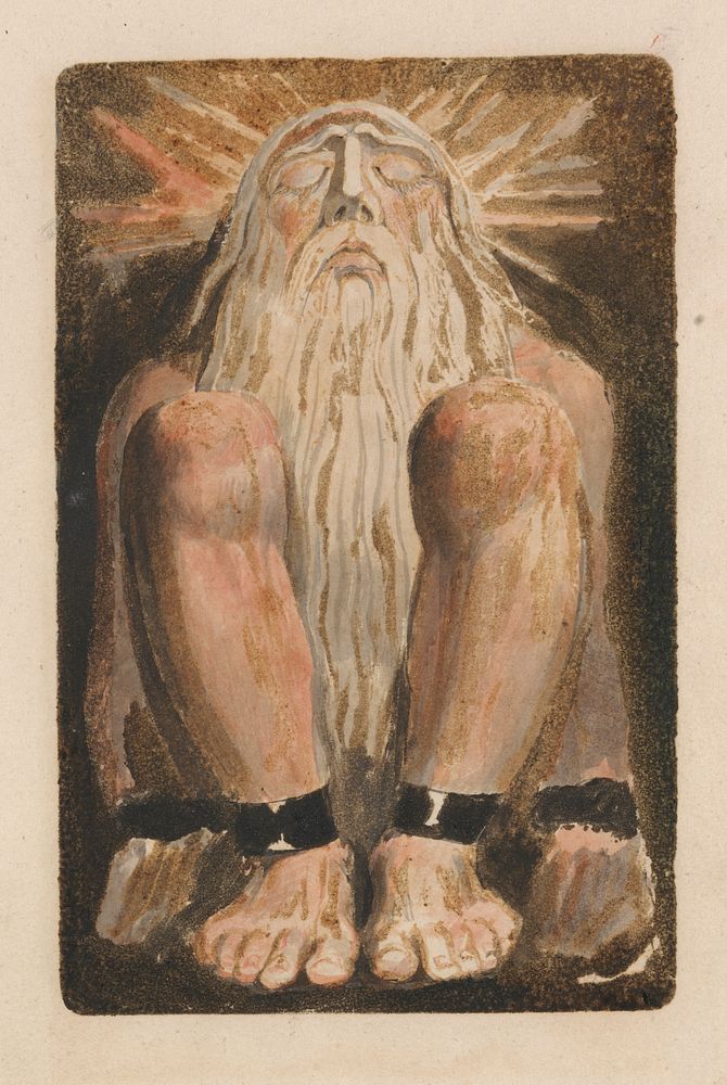 The First Book of Urizen, Plate 3 (Bentley 22) by William Blake. Original public domain image from Yale Center for British…