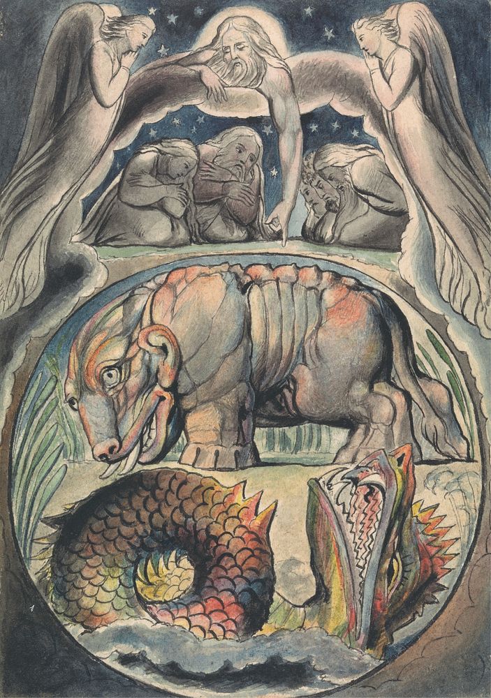 Behemoth and Leviathan (after William Blake) 