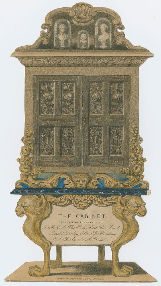 The cabinet : containing portraits of Sir R. Peel, The Duke, Lord Lyndhurst, Lord Stanley, Sir H. Hardinge, Earl Aberdeen…