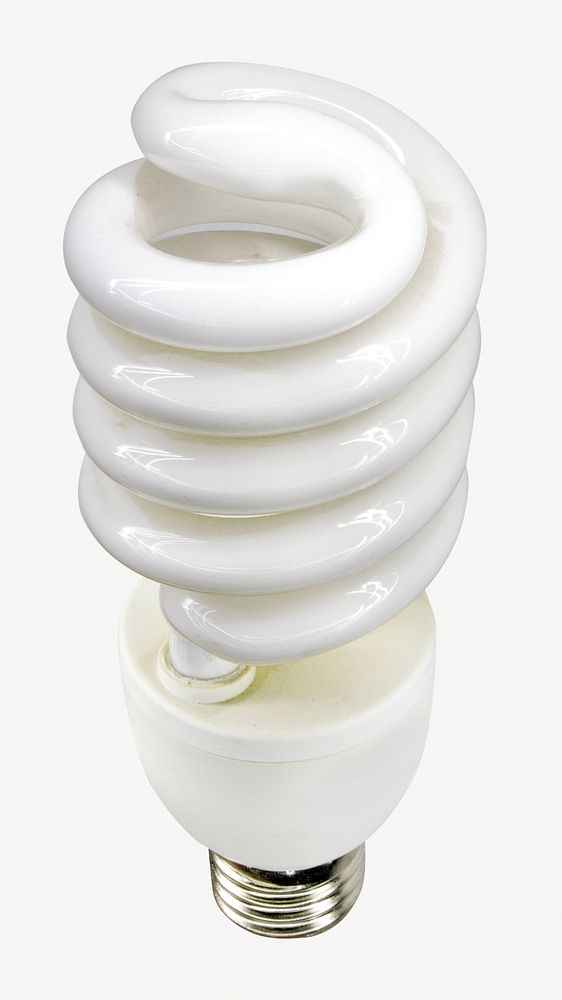 Light bulb isolated image