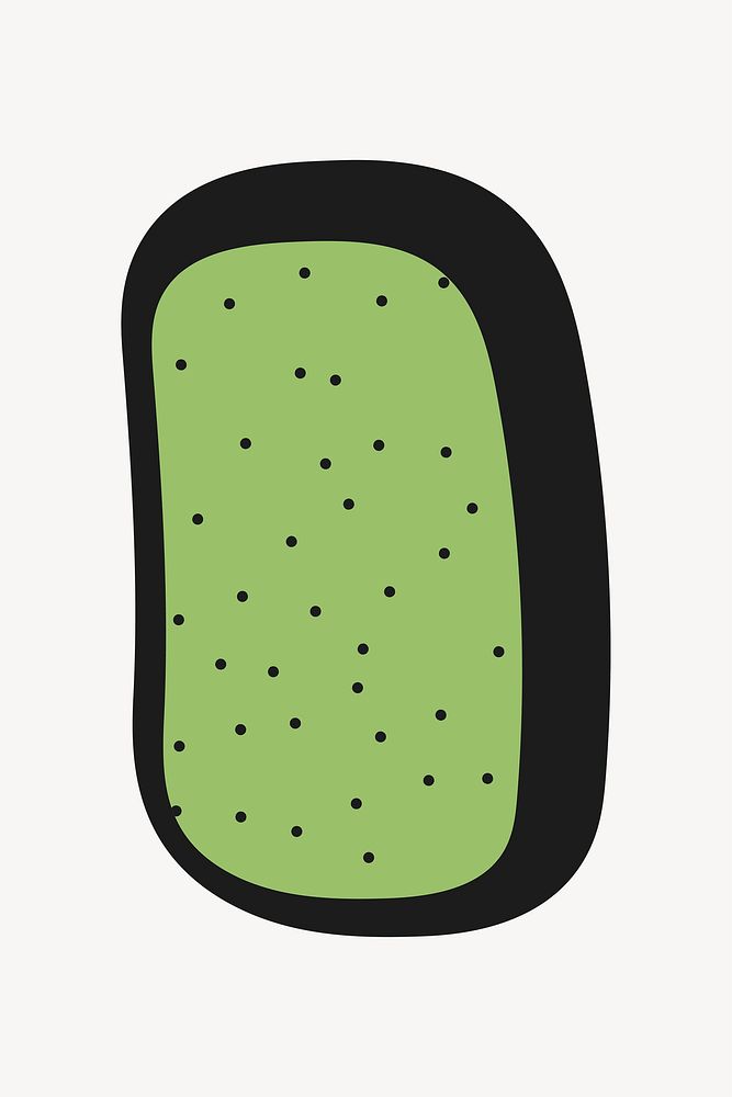 Green rectangle shape vector