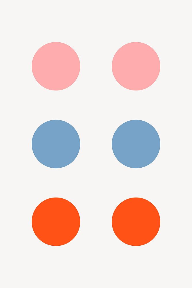 Colorful circle shapes vector