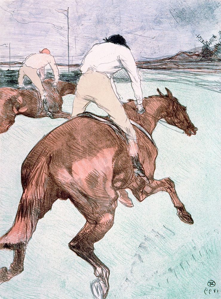 The Jockey by Henri de Toulouse Lautrec