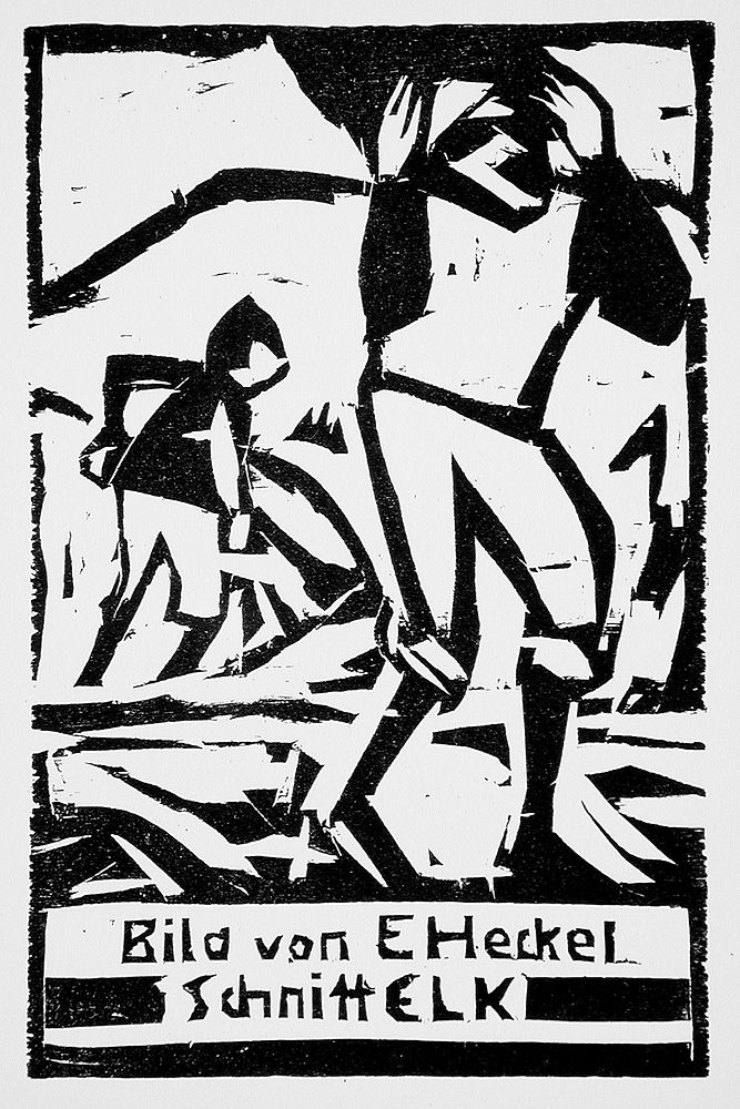 Trench diggers by the Tiber by Ernst Ludwig Kirchner
