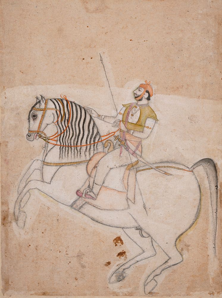 A Prince Riding a Horse