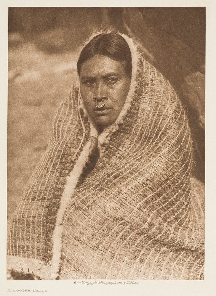 A Nootka Belle by Edward Sheriff Curtis