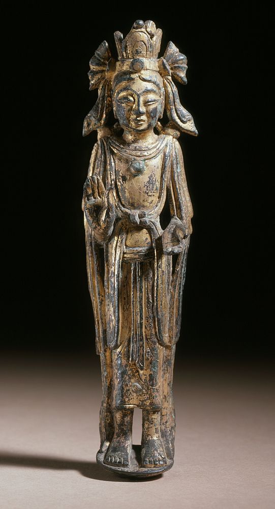 Probably Avalokiteshvara (Guanyin), the Bodhisattva of Mercy