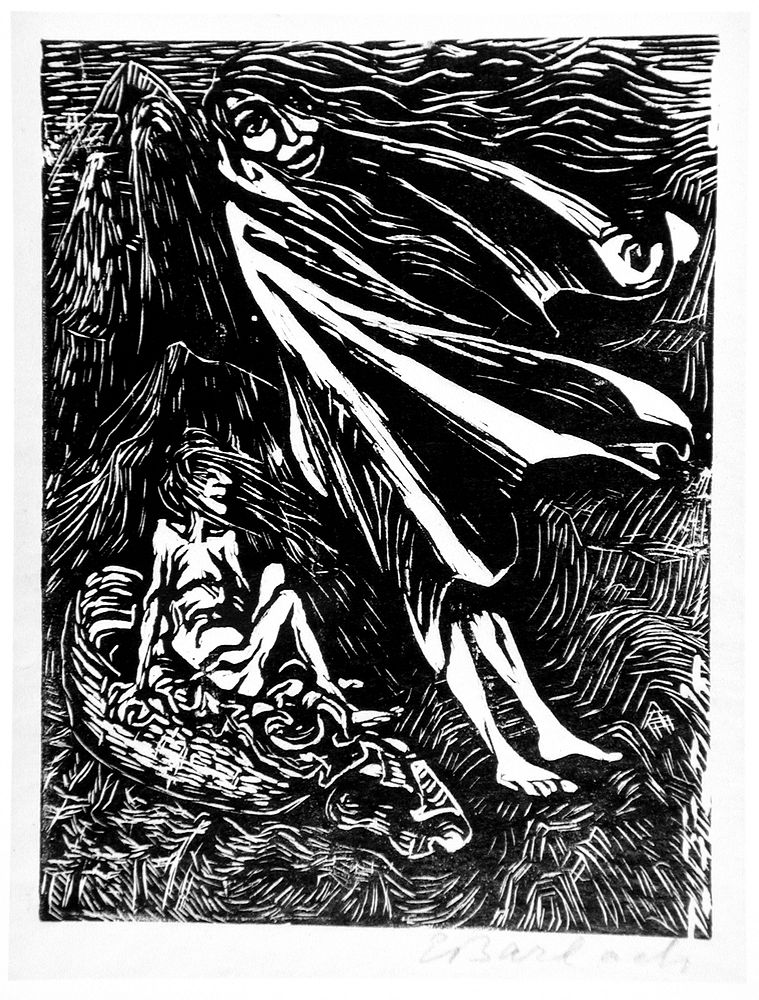 Witch's journey by Ernst Barlach