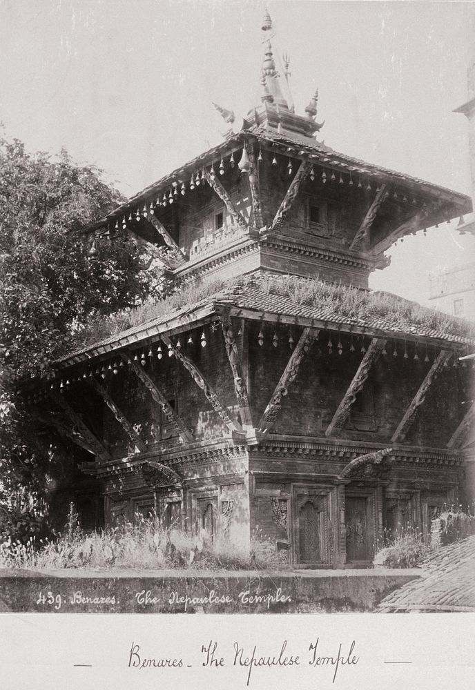 Benares, The Nepalese Temple by Samuel Bourne