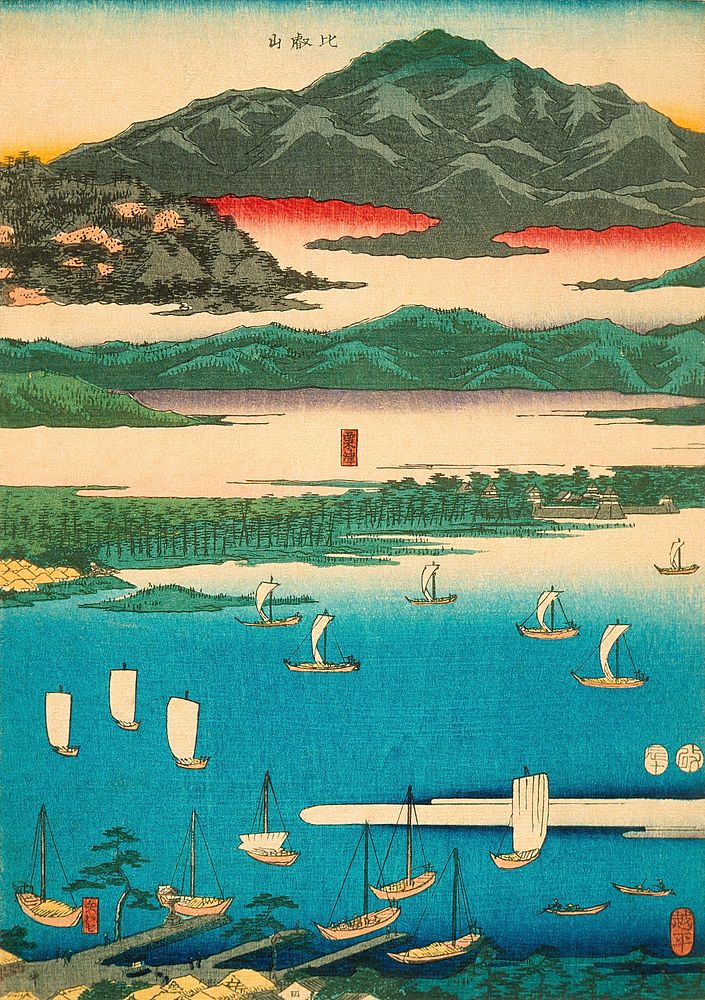 Eight Views of Ōmi by Utagawa Hiroshige