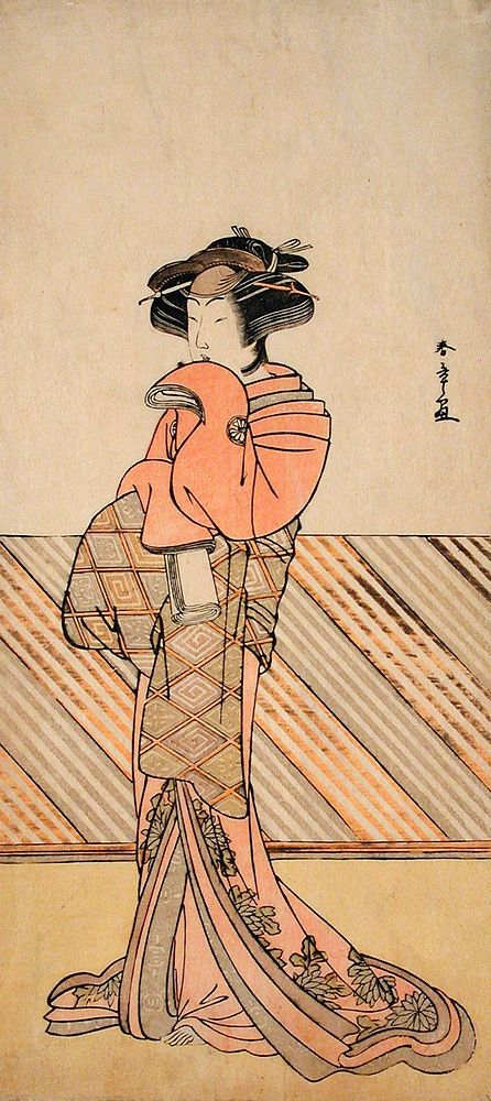 The Actor Segawa Kikunojō III in a Female Role by Katsukawa Shunshō