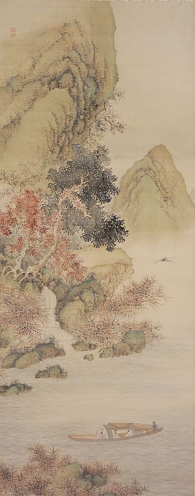 Landscape: Ode to the Red Cliff by Nakabayashi Chikkei