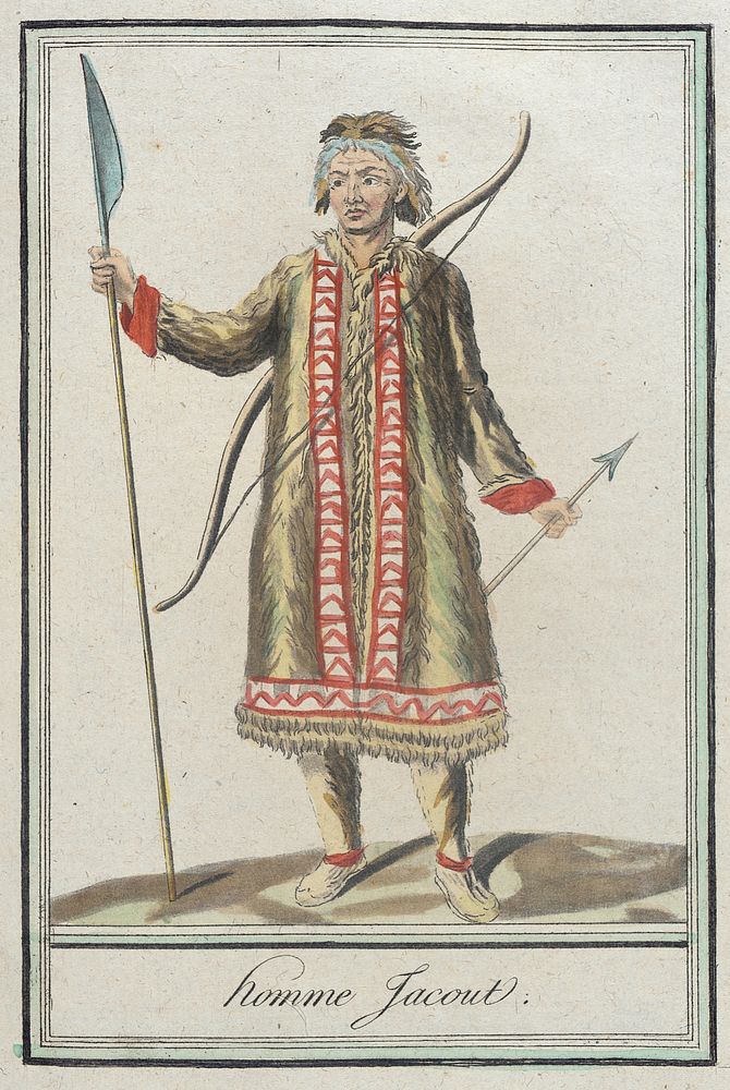 Costumes de Différents Pays, 'Homme Jacout' by L F Labrousse and Jacques Grasset de Saint Sauveur
