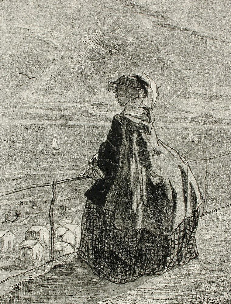 Ostende by Félicien Victor Joseph Rops