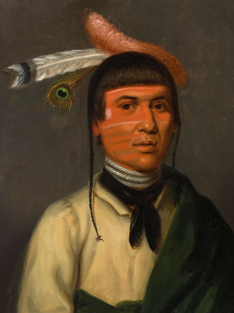 No-Tin (Wind), a Chippewa Chief by Henry Inman