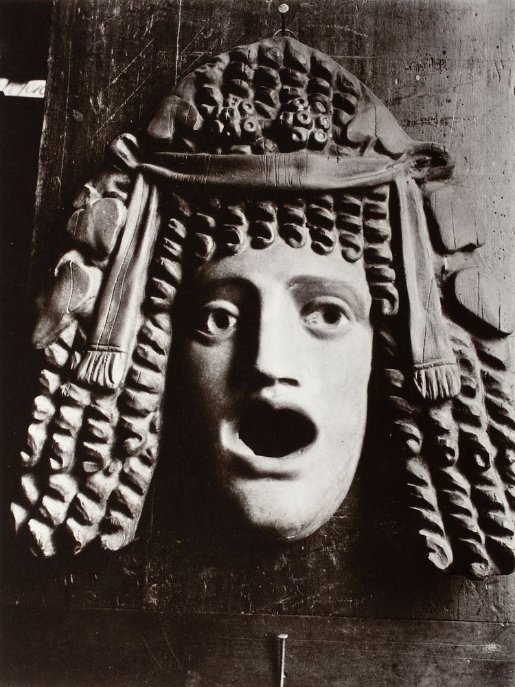 Masque Antique by Eugène Atget